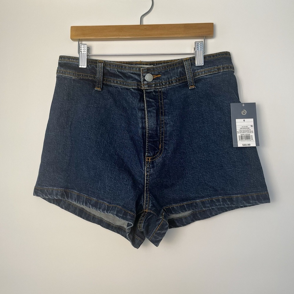 Universal Thread Women's High-Rise Sailor Shorts Size 6 NWT Pin Up Girl Style